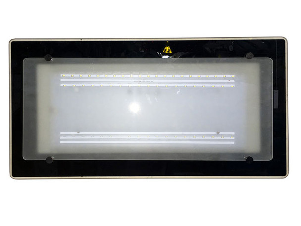 8031 Black Rectangle LED 36W Ceiling Lamp