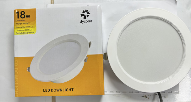 DY-DLT Round 18W downlight (surface: 176mm, cuthole: 155mm) (Climate Voucher Eligible)