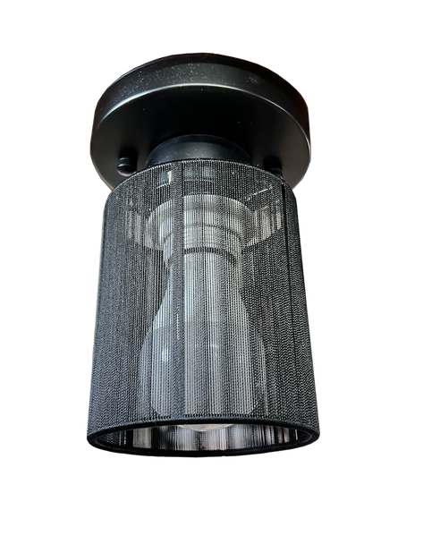 GL02 Black Cylinder E27 Ceiling Lamp