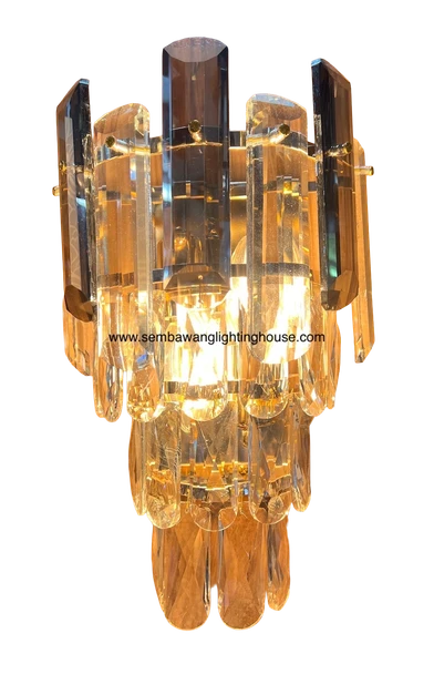 9006 E14 Crystal Wall Light (Climate Voucher Eligible)