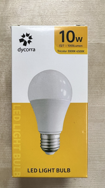 Dycorra E27 Tricolor LED bulb 10W