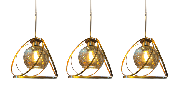 3120/3 Gold E27 Dining Lamp (Climate Voucher Eligible)