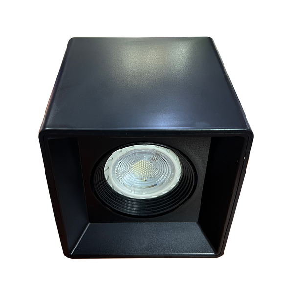 SY5580 Black Square Surface Mount GU10 Ceiling Lamp