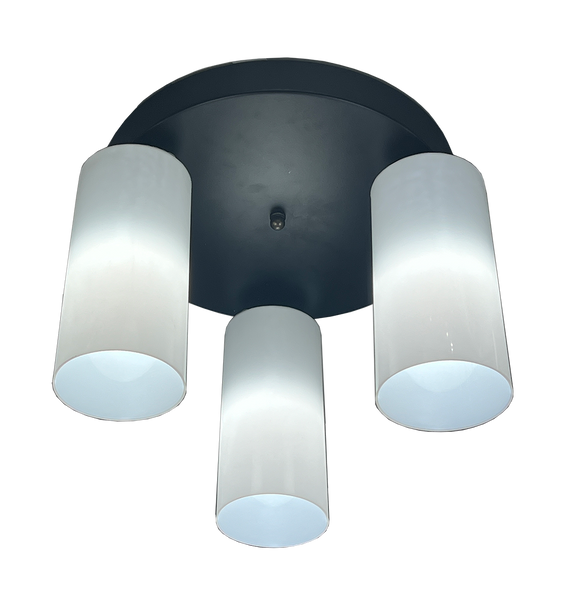 GL03/3 Black E27 Ceiling Lamp
