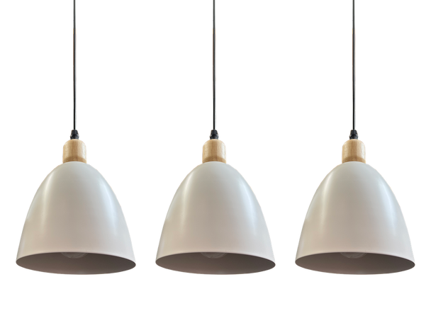 2139/3 White E27 Dining Lamp (Climate Voucher Eligible)