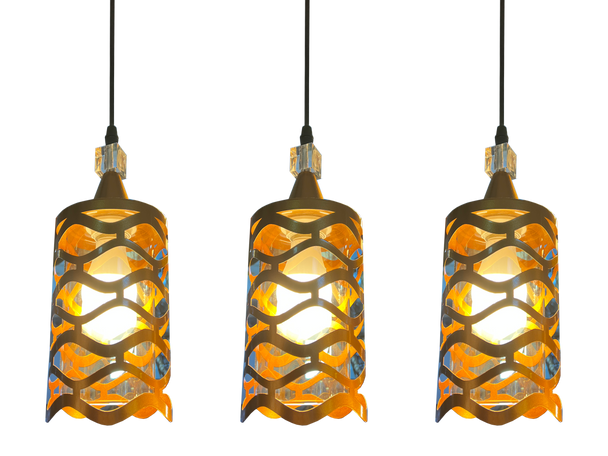 2784/3 Gold E27 Dining Lamp (Climate Voucher Eligible)