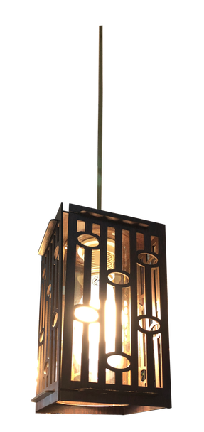 6639/1L Brown Pendant Lamp