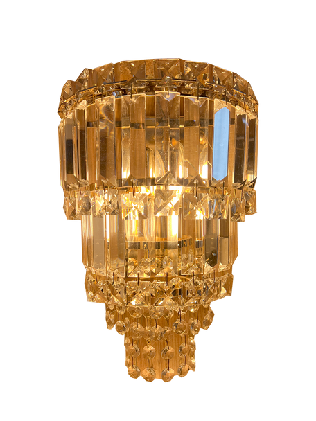 298 Gold Crystal E14 Wall Light