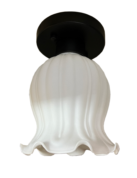 08/1 Flower Glass E27 Ceiling Lamp (Climate Voucher Eligible)