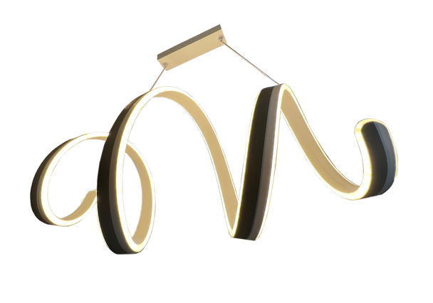 HD802 Gold Round Modern Hanging Lamp