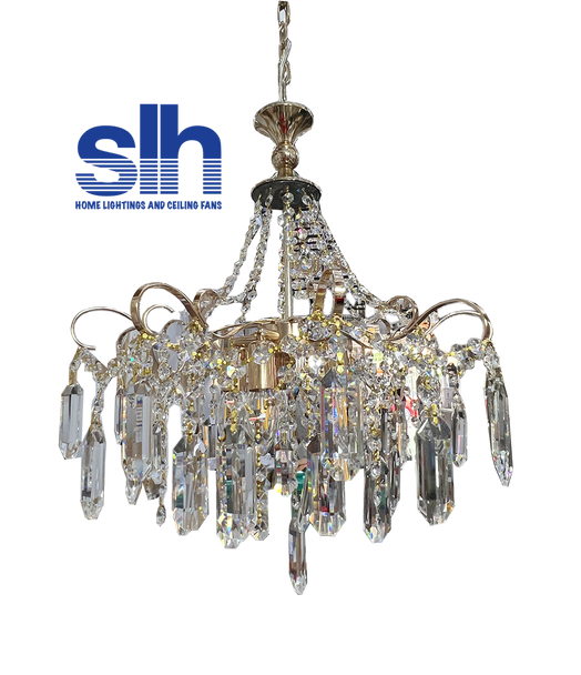 72897-5L Hanging Crystal Chandelier (E14)
