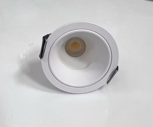  LQ SS500R 1F Round mini GU10 Spotlight (surface 55mm cuthole 50mm) (White/ Black)