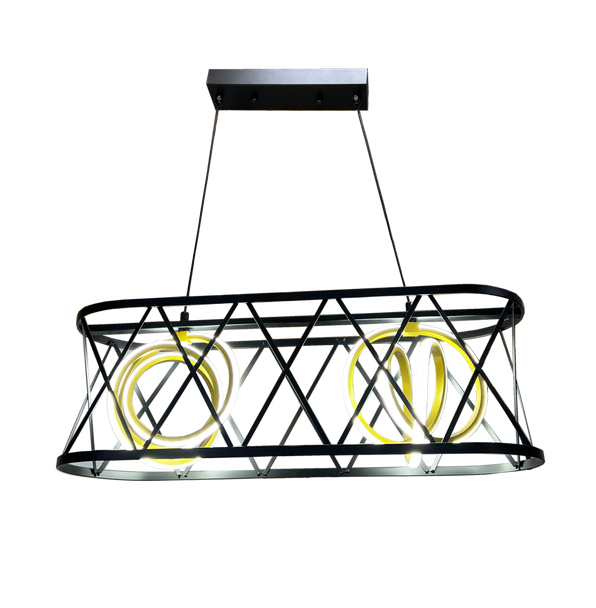 2913 Rectangle Modern Hanging Lamp