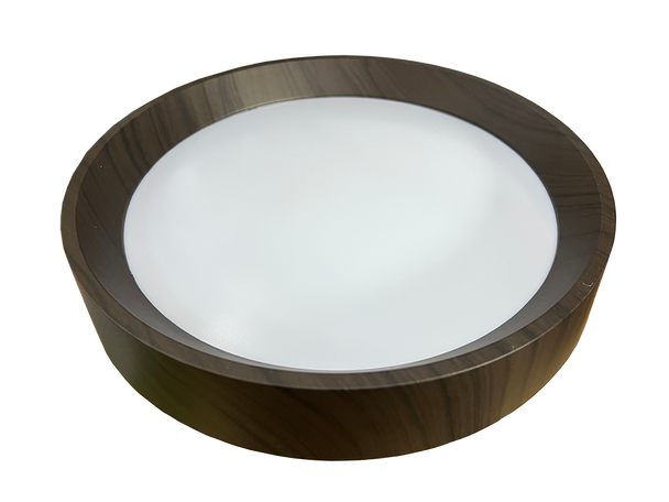 DY-CL18/24W 230mm Small Ceiling Lamp - Dark Wood (Climate Voucher Eligible)
