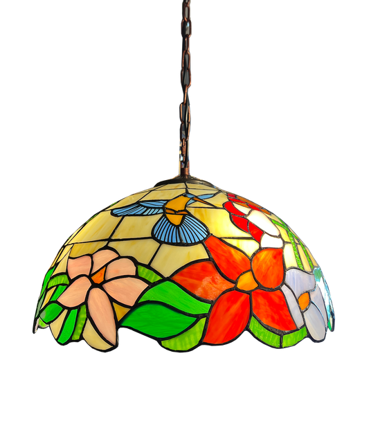 015/3 Tiffany E27 Pendant Lamp