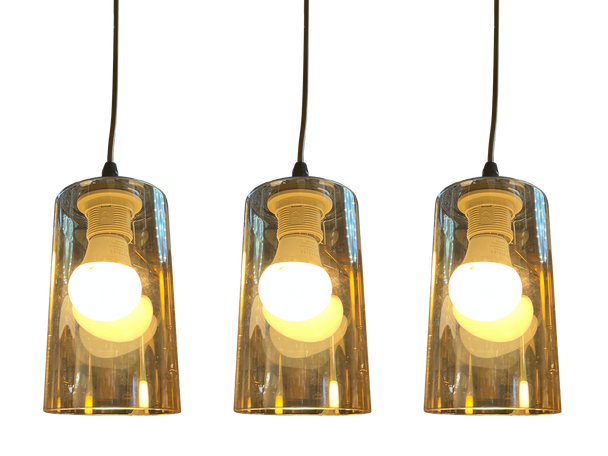 Tea Glass/3 E27 Dining Lamp