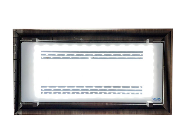 8018 Black LED 36W Rectangle Ceiling Lamp (Climate Voucher Eligible)