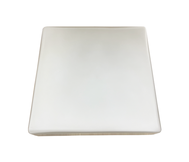 3089 Square White Glass Ceiling Light