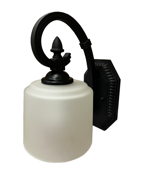 988 Black E27 Wall Light