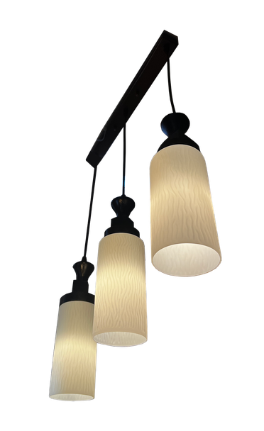 3051/3 E27 Round Glass Dining Lamp