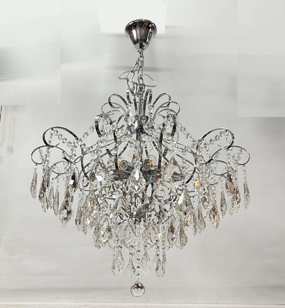 beaded ceiling light fixture