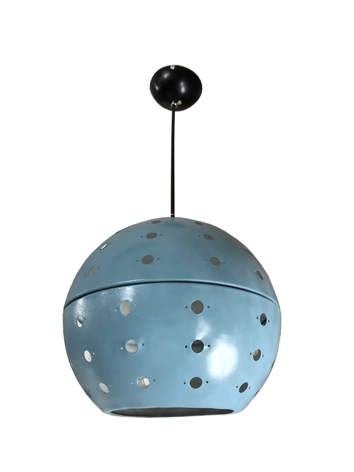 blue ball lamp