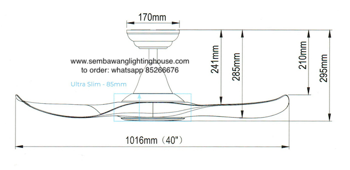 Efenz 403 40 Dc Led Ceiling Fan