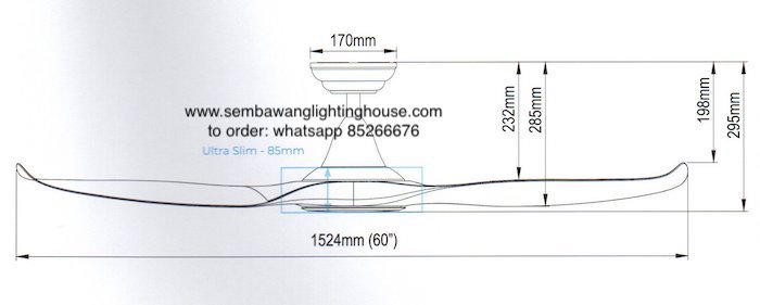 Efenz 603 60 Dc Ceiling Fan Led
