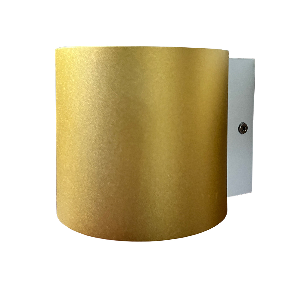 mustard metal lamp shade