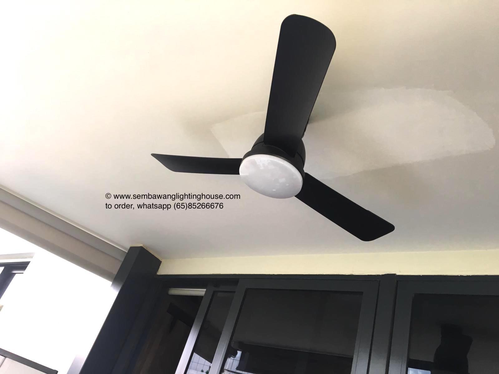 Buy Kdk U48fp 48 Ceiling Fan With Led Black