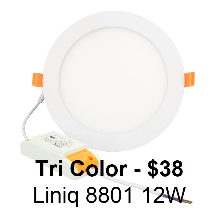 Liniq 8801 12w Round Easy Release Led Downlight Tri Color Sembawang Lighting House Pte Ltd