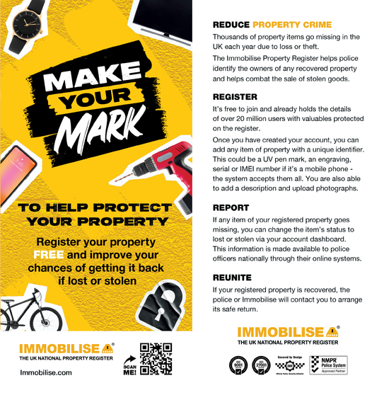 Leaflet, front and back