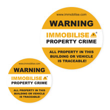 Immobilise window stickers