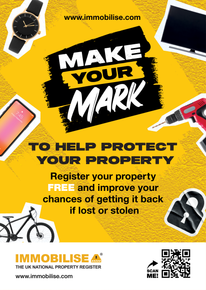 Immobilise Make Your Mark A3 Poster - Portrait