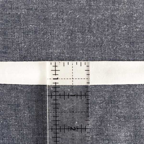 Jersey Knit Single Fold 18 mm Bias Tape White