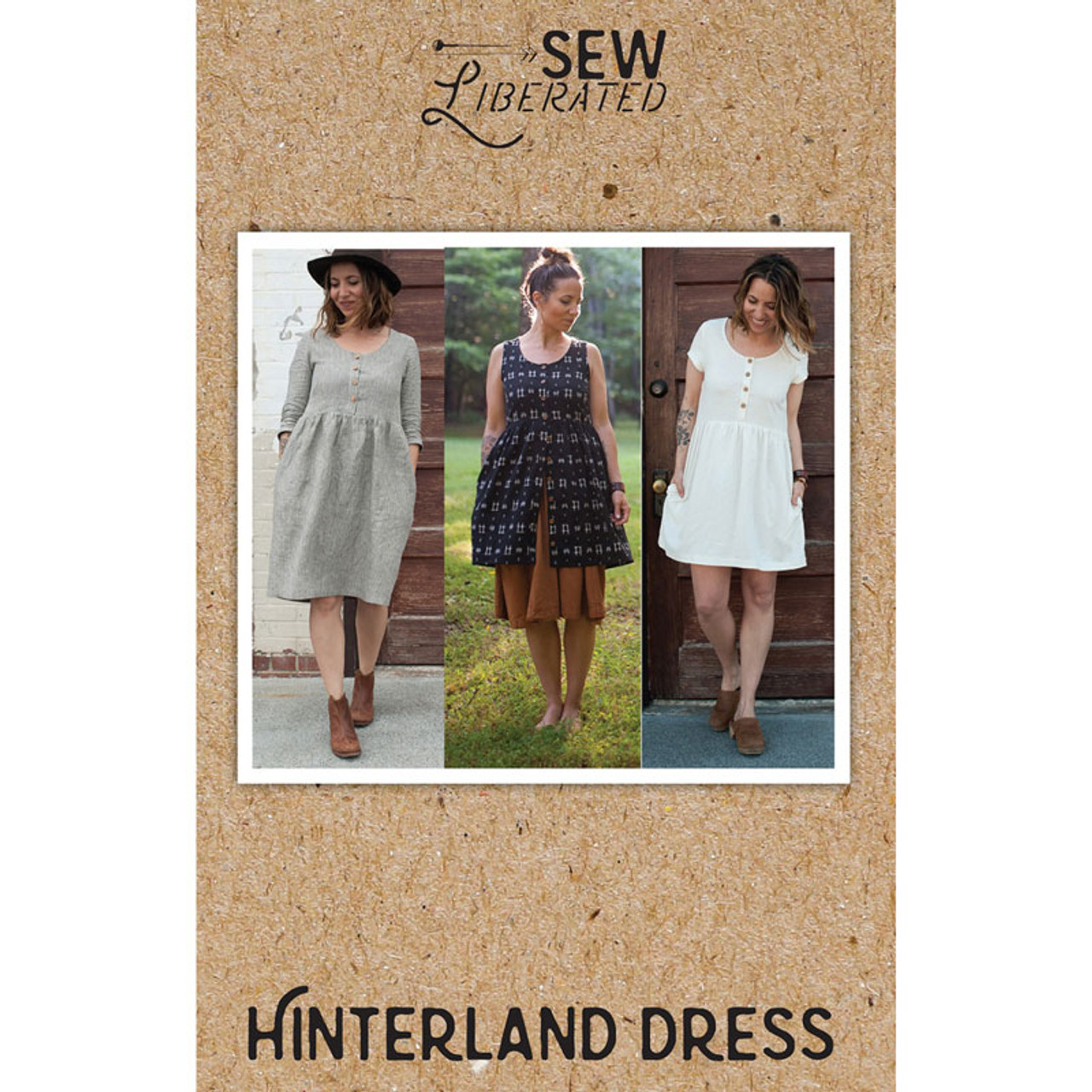 Hinterland Dress sewing pattern from Sew Liberated