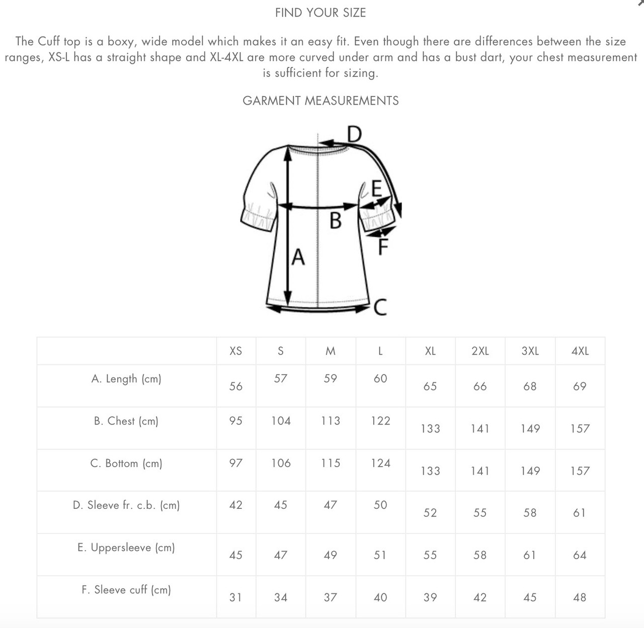 The Assembly Line Sweden - Cuff Top Pattern