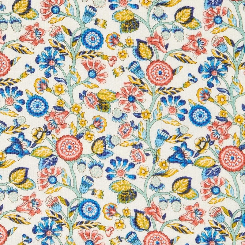 Liberty Quilting Emporium Collection Merchants Tree B (Ivory)