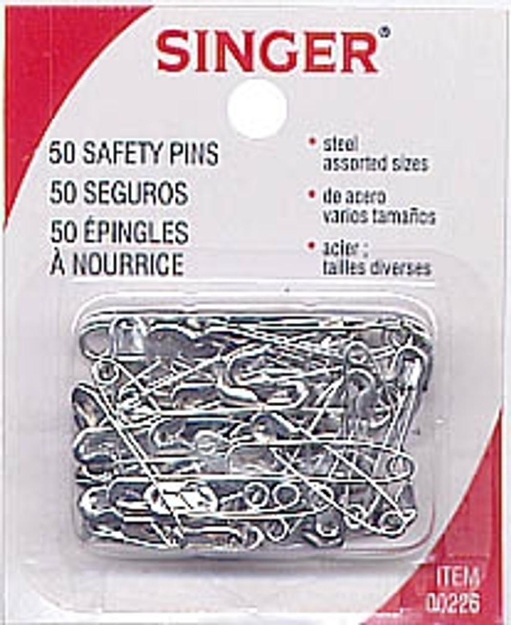 Singer Safety Pins 50 Ct Jones And Vandermeer