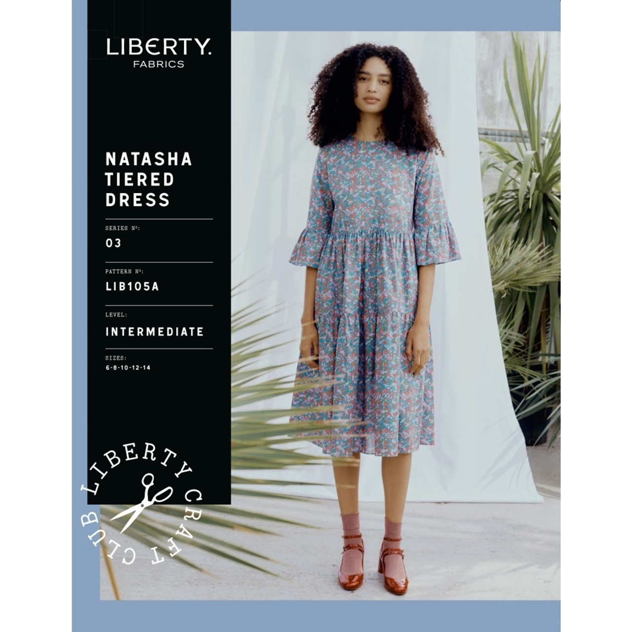 Fabrics - Natasha Tiered Dress (UK Size 6-14 / Size