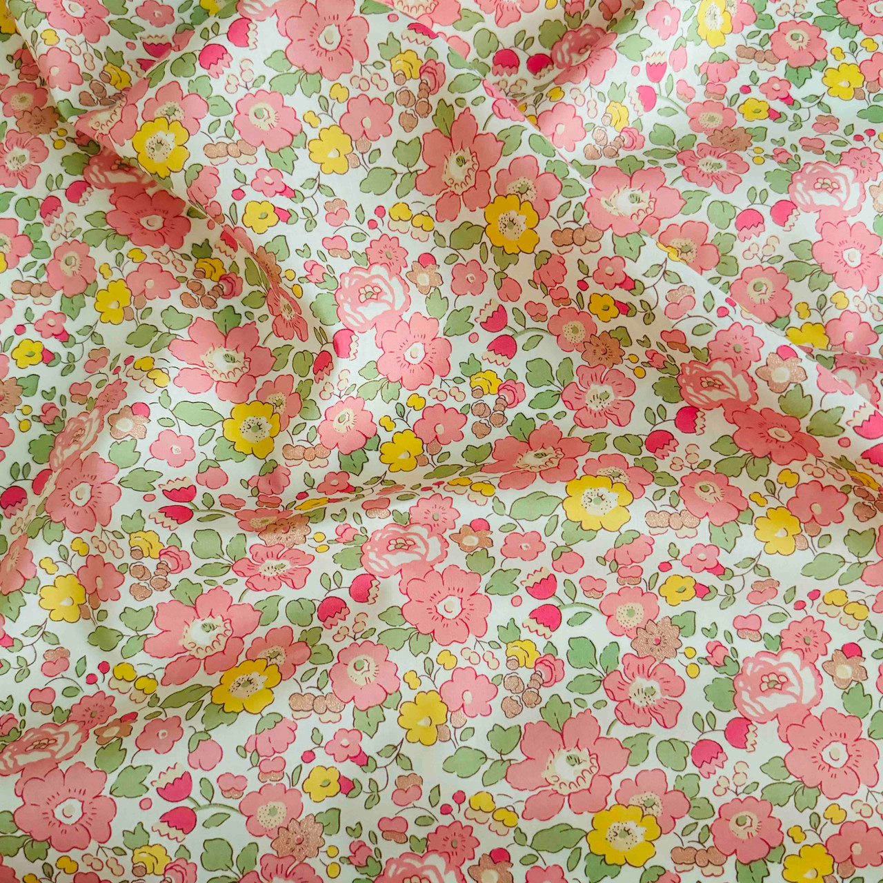 Liberty Fabrics: Betsy AB (Metallic Pink) Tana Lawn®