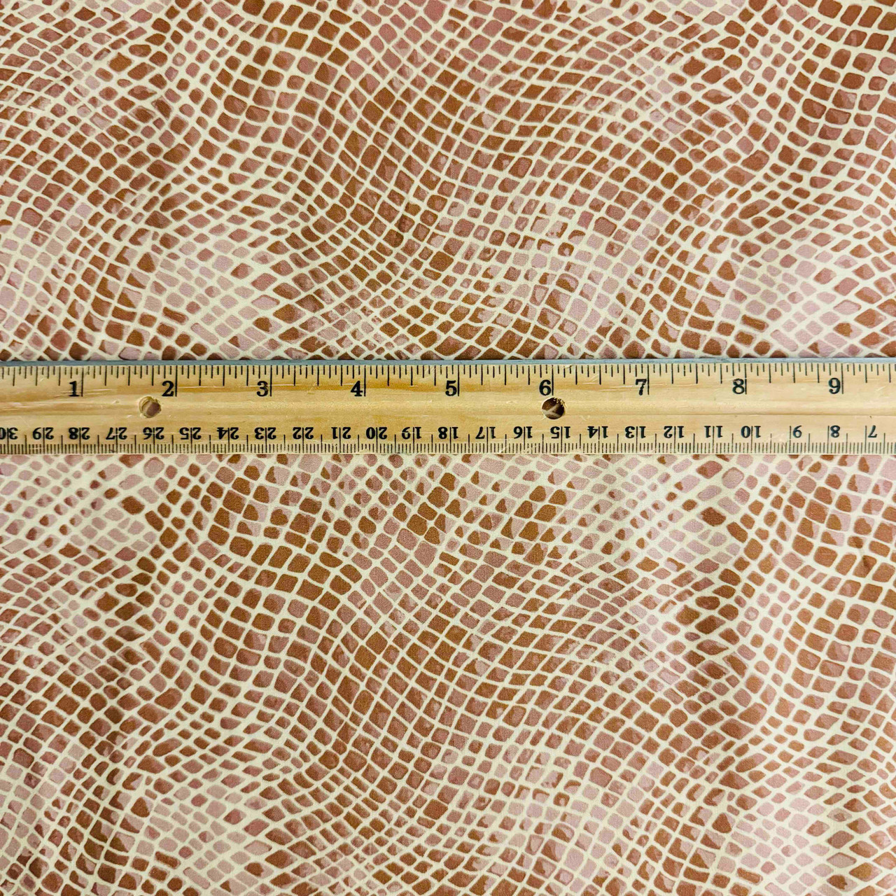 Liberty Fabrics: Snake Wave C (Brown) Tana Lawn®