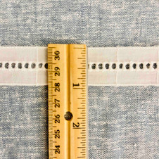 White Ladder Stitch Faggoting Insertion White Ladder Stitch Faggoting Insertion
