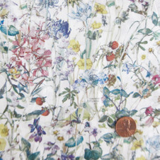 Liberty Fabrics: Wild Flowers A (White) Tana Lawn®