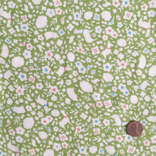 Yuwa Fabrics: Cotorienne Sunnyland - Fresh Green (double gauze) Yuwa Fabrics: Cotorienne Sunnyland - Fresh Green (double gauze)