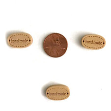 Handmade Tag with Stitched Border