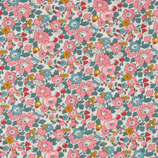 Liberty Fabrics: Betsy Ann E (Pink) Tana Lawn® - 1.5 meters Liberty Fabrics: Betsy Ann E (Pink) Tana Lawn® - 1.5 meters