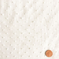White Swiss Dot - 57" wide White Swiss Dot - 57" wide