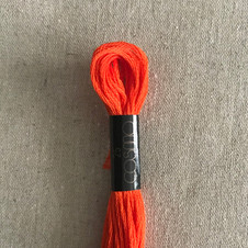 Cosmo - Cotton Embroidery Floss: 758 Vivid Orange Cosmo - Cotton Embroidery Floss: 758 Vivid Orange