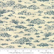Moda - Weather Permitting by Janet Clare - Cumulus in Dark Blue